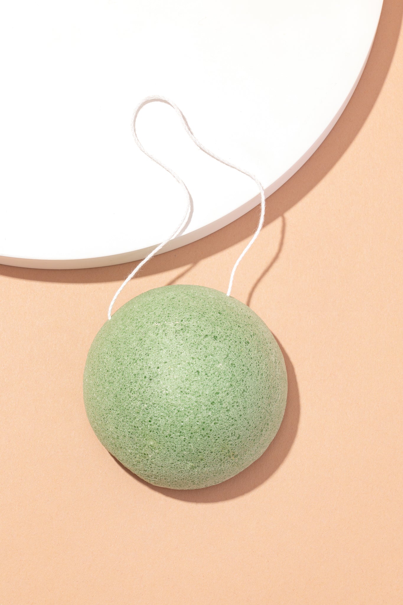 Green aloe vera konjac sponge