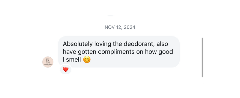 Text conversation between two users on a messaging app with timestamps and emojis.